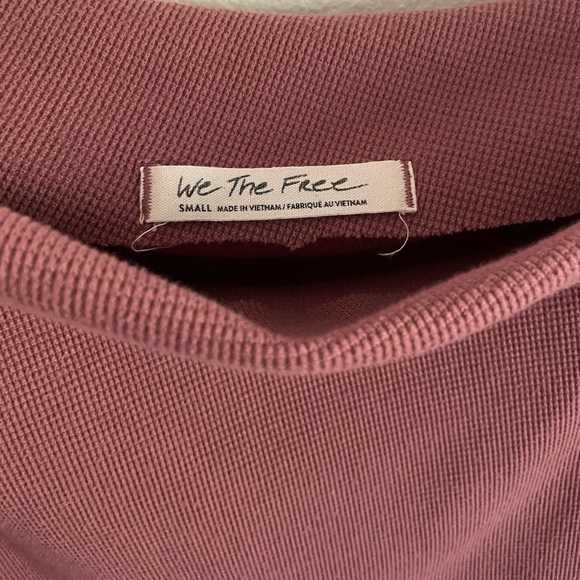 Free People mauve merlot fugi thermal top - Picture 5 of 8